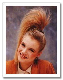 80s Hairstyles Side Ponytail