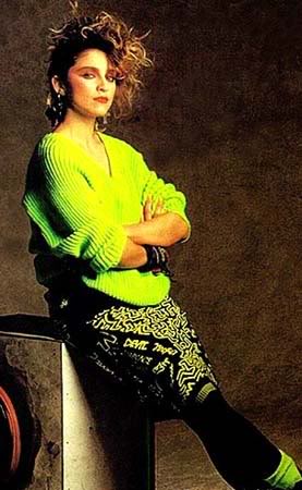 Image result for fluro clothes of the 1980s