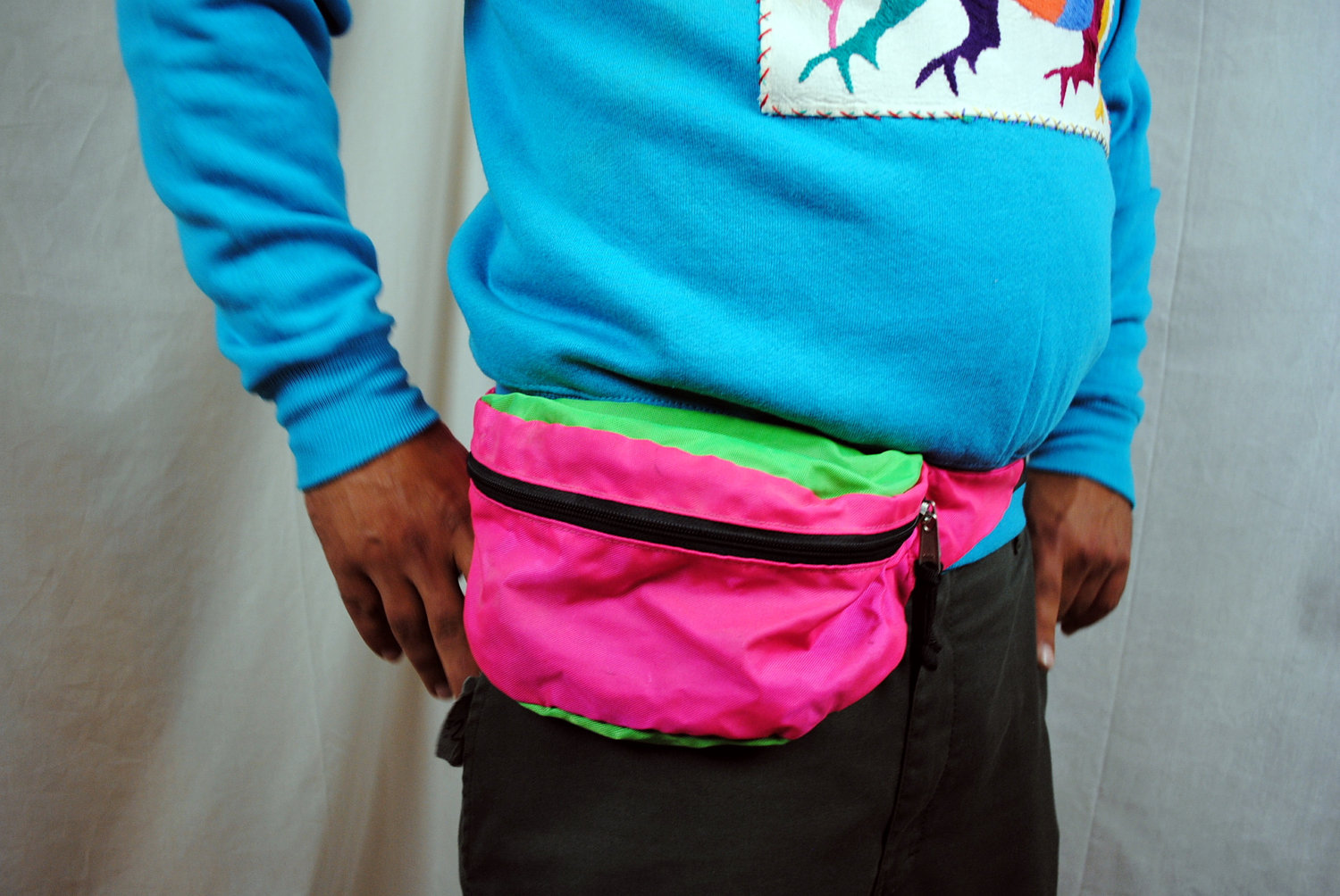 80s Fanny Pack Retro Fashion Waist Pack Casual Fanny Waist Pack