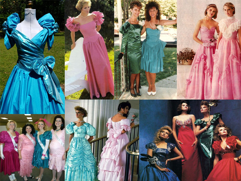 1980 prom dress