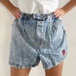 jean shorts 80s